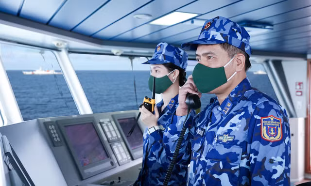 Nhà hàng lẩu mà Trung Quốc xây trái phép trên đảo Phú Lâm thuộc quần đảo Hoàng Sa của Việt Nam