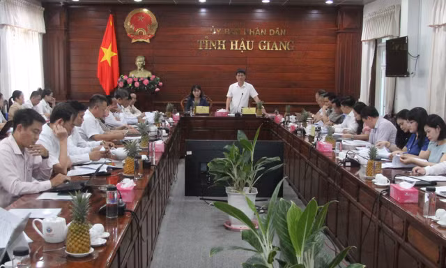 Phó Tổng Thanh tra Chính phủ làm việc tại Hậu Giang