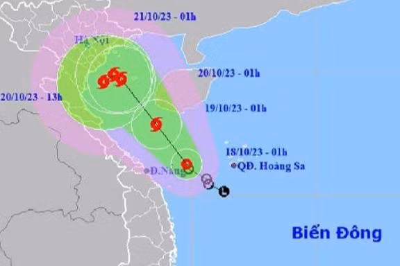Bão có thể quần thảo ở Vịnh Bắc Bộ