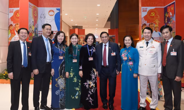 Các đại biểu tham dự Đại hội XIII của Đảng. Ảnh: Như Ý 