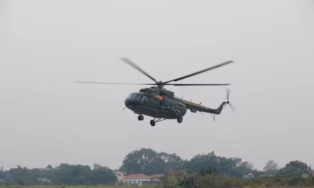 Không quân bay hợp luyện đội hình chuẩn bị Lễ kỷ niệm 70 năm Chiến thắng Điện Biên Phủ