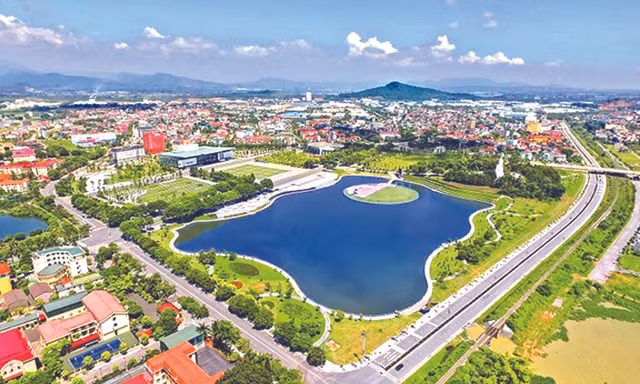 Vĩnh Phúc hướng đến mục tiêu trở thành thành phố trực thuộc Trung ương. Ảnh: như ý 