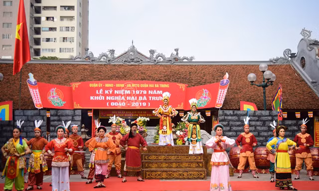 Đền Hai Bà Trưng tại Mê Linh