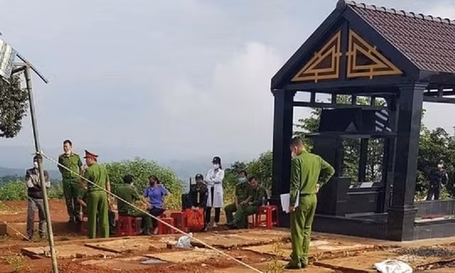 Công an thông báo kết quả điều tra vụ khai quật tử thi sau 3 tháng chôn cất 