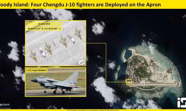 CNN: Trung Quốc đưa tiêm kích J-10 ra Hoàng Sa