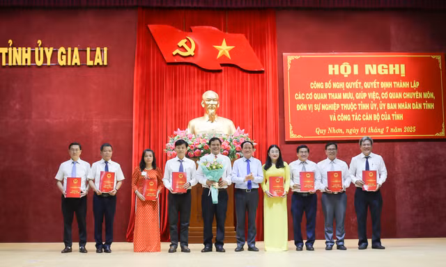 Chi tiết lãnh đạo sở, ngành của tỉnh Gia Lai mới