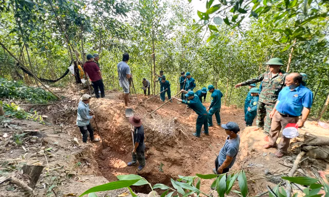 Bình Định tìm thấy hầm chiến đấu và hài cốt liệt sĩ tại di tích Đồi 174