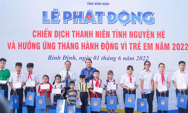 Tuổi trẻ Bình Định phát động Chiến dịch Thanh niên tình nguyện Hè 2022