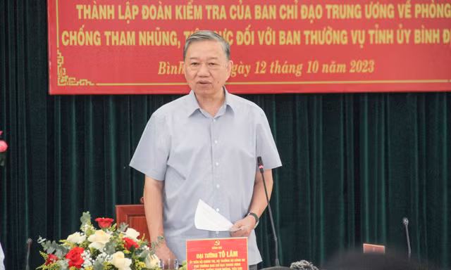 Ban Chỉ đạo trung ương về phòng, chống tham nhũng, tiêu cực kiểm tra tại Tỉnh ủy Bình Định