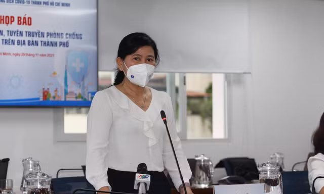 Bà Nguyễn Thị Huỳnh Mai - Chánh Văn phòng Sở Y tế TPHCM