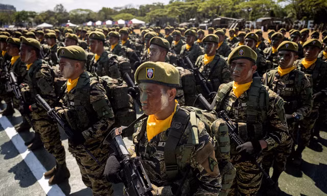 Binh lính Philippines. (Ảnh: Reuters)