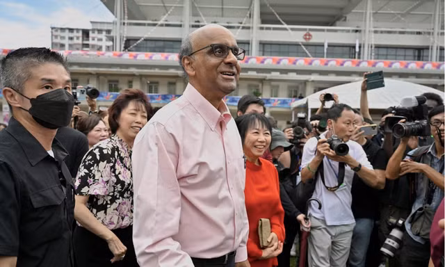 Ông Tharman Shanmugaratnam sẽ trở thành tổng thống Singapore từ ngày 14/9. (Ảnh: CNA)