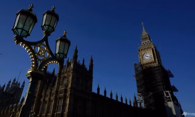Trụ sở Quốc hội Anh ở Westminster, London. (Ảnh: AP)