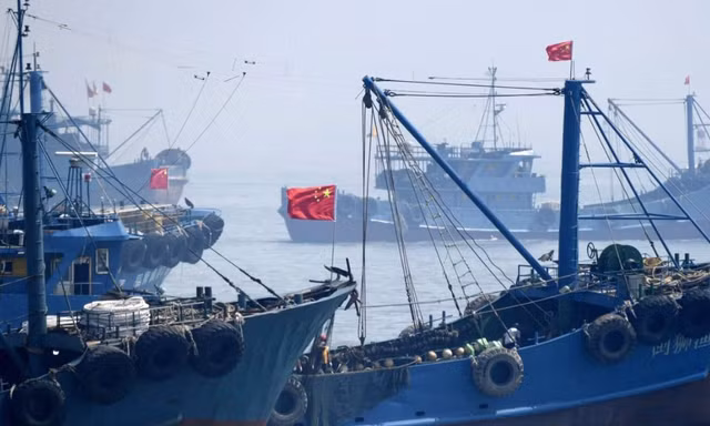 Các tàu cá ở Thanh Đảo đã nhận được thông báo về vật thể bay không xác định