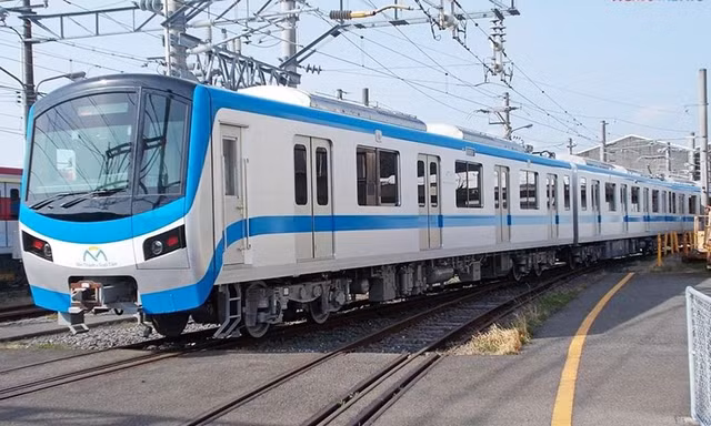 Tàu Metro số 1 chạy thử ở Nhật Bản hồi tháng 3/2020.