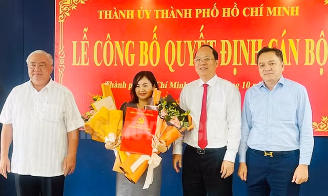 Ban Thường vụ Thành ủy TPHCM điều động và chỉ định cán bộ