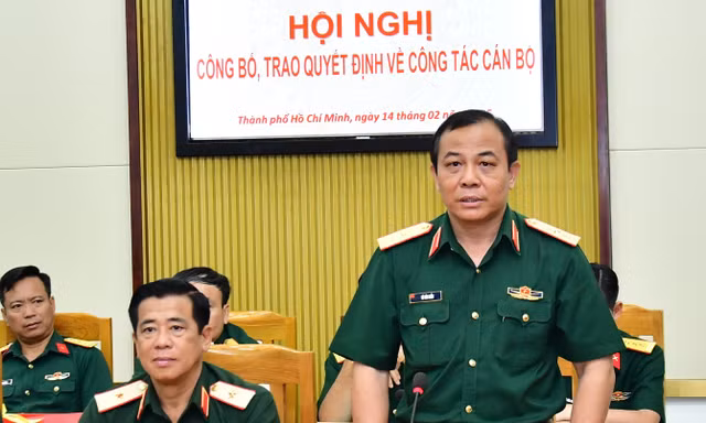 Thiếu tướng Vũ Văn Điền giữ chức Tư lệnh Bộ Tư lệnh TPHCM