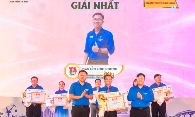 TPHCM tìm ra quán quân hội thi Báo cáo viên, tuyên truyền giỏi của Đoàn 