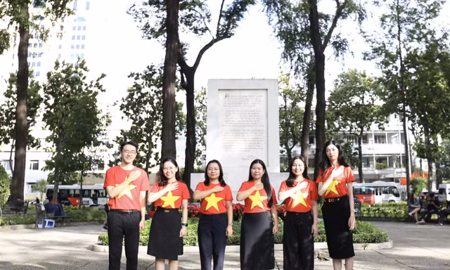 Đại biểu Tàu Thanh niên Đông Nam Á lan tỏa tinh thần yêu nước 