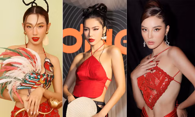 Dàn hậu Việt mặc áo yếm cách điệu: Thùy Tiên đẹp tựa mỹ nhân cổ trang, Kỳ Duyên khoe body cực 'gắt'