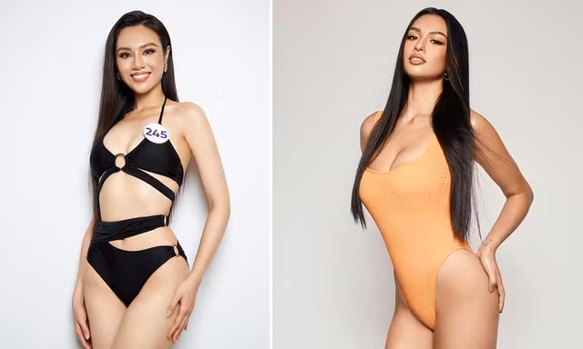 Nhan sắc sexy của Hoa khôi Ngoại thương từng nặng 90kg được Hoa hậu Hoàn vũ Thái Lan khen ngợi