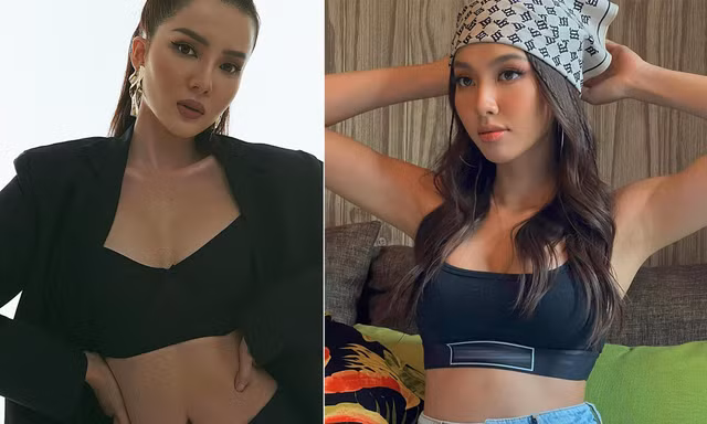 Thuỳ Tiên mặc crop-top khoe eo thon nóng bỏng, Hoa khôi Thuý Vi diện mốt khoe nội y sexy