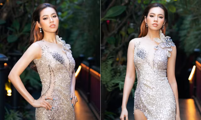 Tái xuất sàn diễn thời trang sau 7 năm gặp sự cố, Á hậu Hoàng My nhờ H'Hen Niê tập catwalk