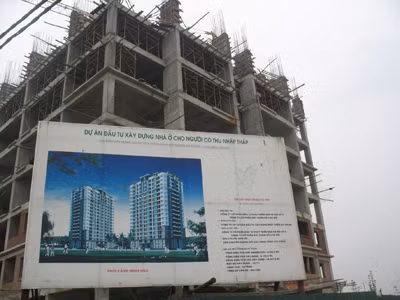 Thu nhập dưới chín triệu sẽ được mua nhà xã hội