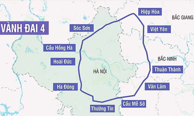 Dự án đường Vành đai 4- Vùng Thủ đô