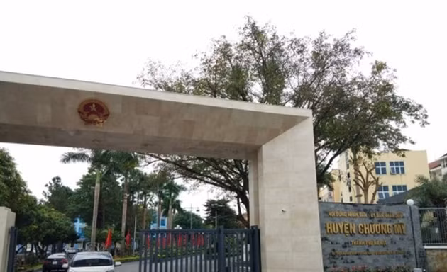 Trụ sở của Huyện ủy- UBND huyện Chương Mỹ