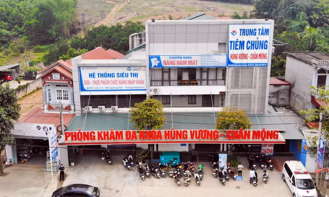 Phòng khám đa khoa Hùng Vương- Chân Mộng, nơi xảy ra sự việc