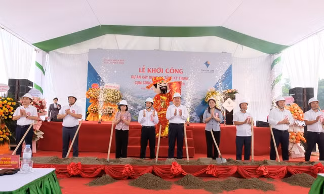 Khởi công xây dựng cụm công nghiệp 150 tỷ đồng ở Hà Nội 