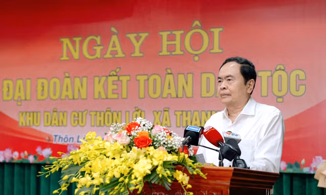 Chủ tịch Quốc hội dự Ngày hội Đại Đoàn kết dân tộc tại Hà Nam 
