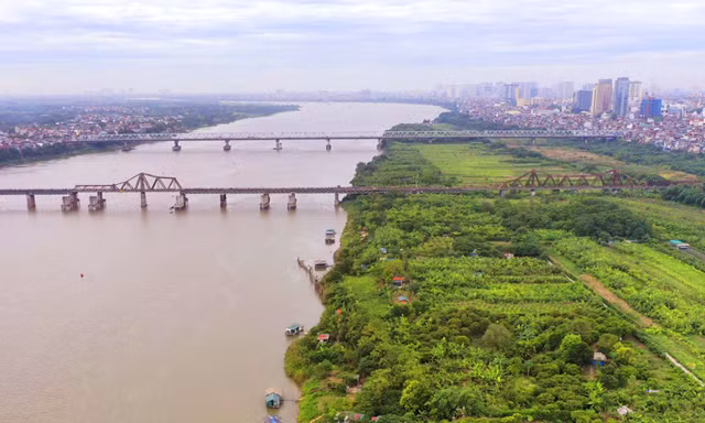 Giám sát quản lý đất đai, trật tự xây dựng khu vực bãi sông, ngoài đê sông Hồng, sông Đuống 