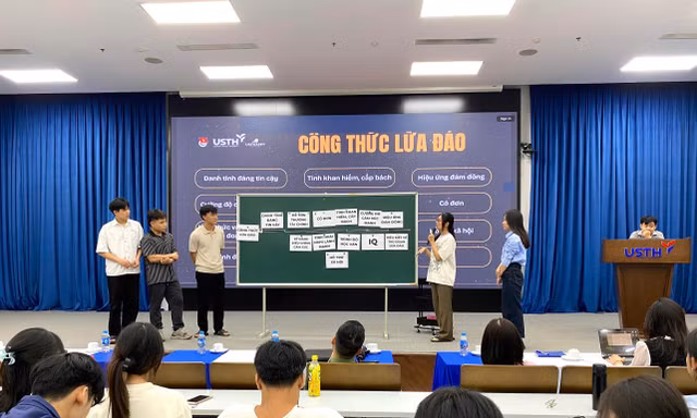 Giúp sinh viên thoát bẫy bằng nhận diện và phòng trách lừa đảo trên không gian mạng