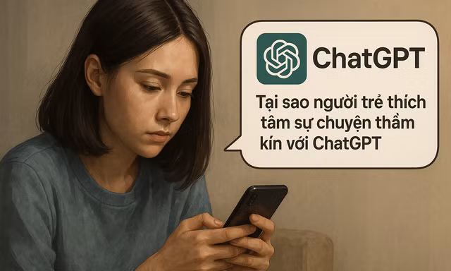 Vì sao ngày càng nhiều người trẻ chọn trút nỗi lòng với AI? Chuyên gia nói gì?
