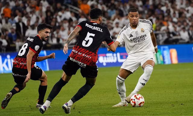 Real Madrid vs Mallorca.