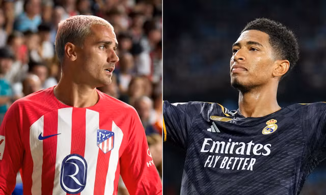 Griezmann và Bellingham.