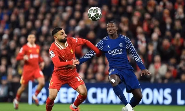 Salah không thể giúp Liverpool giành quyền đi tiếp.