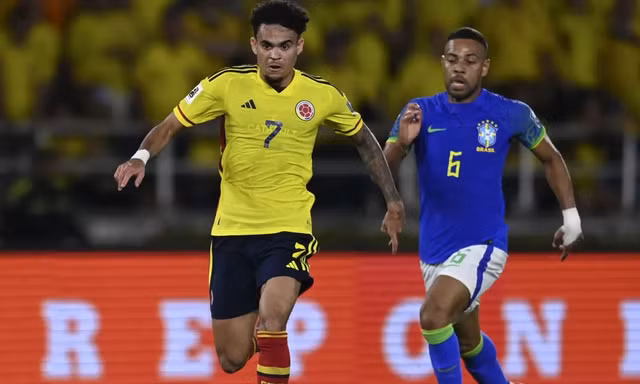 Luis Diaz ghi 2 bàn giúp Colombia đánh bại Brazil