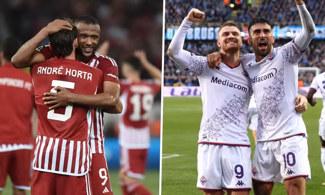 Olympiacos vs Fiorentina.