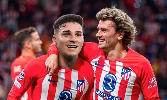 Alvarez và Griezmann. 