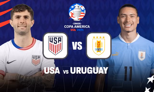 Mỹ vs Uruguay.