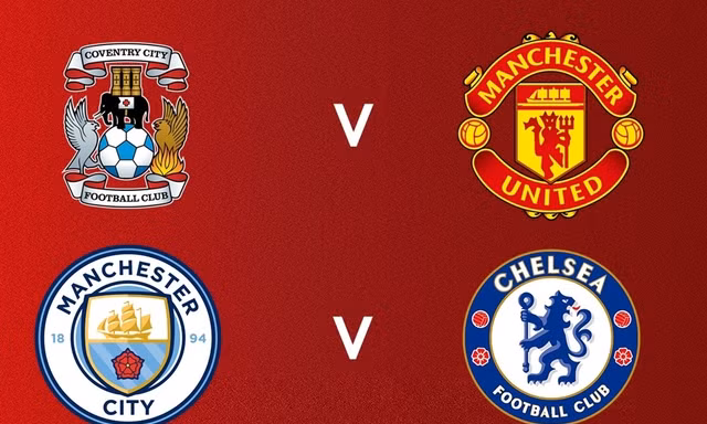 2 cặp bán kết FA Cup 2023/2024.