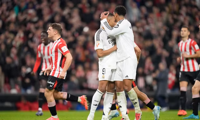 Real Madrid vs Athletic Bilbao.