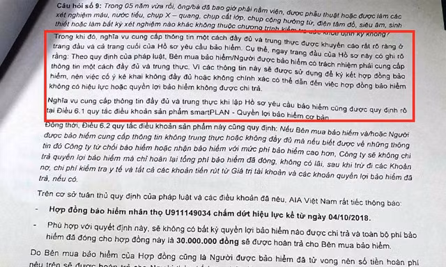 Người tham gia bảo hiểm nhân thọ bị từ chối bảo hiểm vì câu chữ 'cài cắm' các luật sư cho rằng, các cơ quan quản lý bảo hiểm cần tra soát và xử lý khách quan, công tâm
