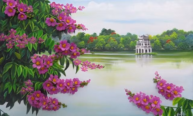 Hoa bằng lăng.
