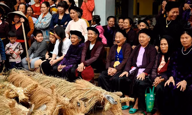 Lạ kỳ lễ hội trâu rơm, bò rạ ở đồng bằng sông Hồng