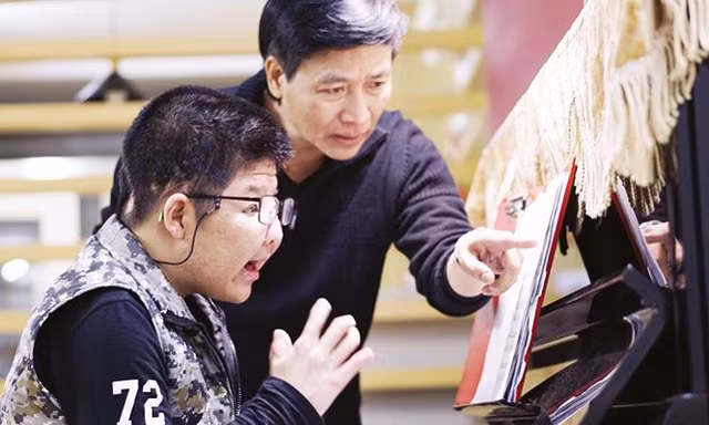 Diễn viên Quốc Tuấn tiết lộ bé Bôm chuẩn bị có một buổi biểu diễn đầu tiên chính thức với danh nghĩa "nghệ sĩ". Ảnh: Toan Toan.