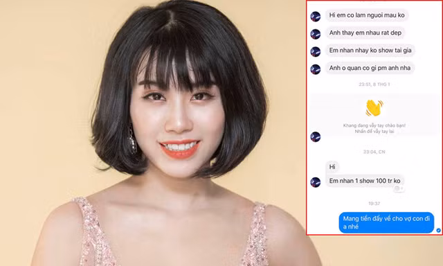 Linh Miu công khai đoạn tin nhắn bị gạ gẫm nhảy thoát y.